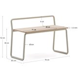 Kave Home Bež/v naravni barvi klop Tinn – | Shoptok.si