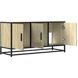 TV ormarić Sonoma hrast 100x35x50 cm Konstruirano drvo i metal | Eponuda.com