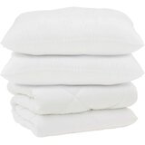  Duvet s jastucima s jastukom 3 kom. Bijelo Mikrofibra i Pero Bijela 200 x 220 cm,80 x 80 cm | shoptok.hr