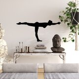 Wallity zidna dekoracija Yoga 24, 60x30cm, Crna Cene