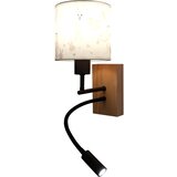 Brilagi fleksibilna LED lampa BOBO WOOD 1xE27/25W/230V + LED/3W hrast/crna/bela/kraljevska | Eponuda.com