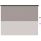  Vanjska roleta 90% blokada UV zraka Sivosmeđa 200 x 230 cm HDPE - Sivosmeđa 200 x 230 cm | shoptok.hr