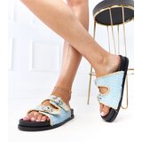  Blue woven sandals with buckles Sameli | shoptok.hr