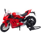 Metalni motor za igru sa zvučnim i svjetlosnim efektima 1:12 - crveno/bijeli | shoptok.hr