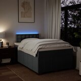  Krevet s oprugama i madracem tamnosivi 120 x 200 cm od tkanine | shoptok.hr