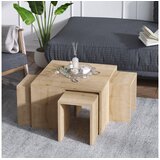 Hanah home Club sto Ortanca 60x60x37cm Hrast | Eponuda.ba