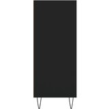  Visoka komoda crna 57 x 35 x 90 cm od konstruiranog drva | shoptok.hr