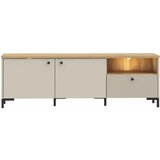Hom`in TV-ELEMENT barve hrasta, peščene barve | Shoptok.si
