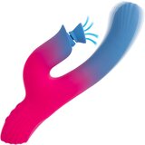 California Exotics Elation Dual Stimulator Suction Vibrator Pink Cene
