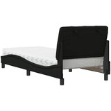  Krevet s madracem crni 90x200 cm od tkanine | shoptok.hr
