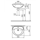 Jika Lavabo JIKA PRO 55cm (06579) | Eponuda.com