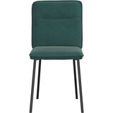 vidaXL Jedilni stoli 4 kosi temno zelen žamet | Shoptok.si