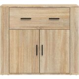  Komoda sonoma hrast 80x33x70 cm inženirski les, (20805518) | Shoptok.si