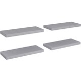 Maison Chic 4 kosi Stenske Police - Viseče police sive 60x23,5x3,8 cm MDF, (21794019) | Shoptok.si