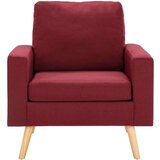  2-dijelni set sofa od tkanine crvena boja vina | shoptok.hr