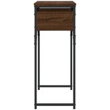 Konzolni stol s policama boja smeđeg hrasta 75x30x75 cm drveni | Eponuda.ba