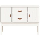 vidaXL Komoda bela 110x40x78 cm trdna borovina | Shoptok.si