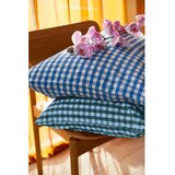 JUNA Zelena/modra podaljšana posteljnina za zakonsko posteljo iz krepa 200x220 cm Bæk&Bølge – | Shoptok.si