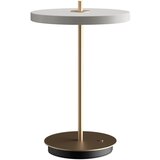 UMAGE Svetlo siva LED zatemnitvena namizna svetilka s kovinskim senčnikom (višina 31 cm) Asteria Move – Cene