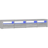 TV ormarić s LED svjetlima boja hrasta sonome 240x35x40 cm | shoptok.hr