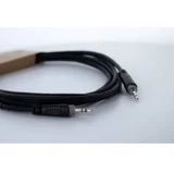 14828 utičnica audio priključni kabel [1x 3,5 mm banana utikač - 1x 3,5 mm banana utikač] 1 m crna PVC obloga, s