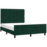 Okvir za krevet bez madraca tamnozeleni 140x190 cm baršunasti | shoptok.hr