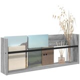  Polica za časopise s policom Zidne Siva Sonoma 80 x 12 x 30 cm | shoptok.hr