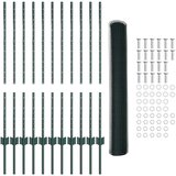  Heksagonalna ograda s stubom 25 x 1 m Čelik premazan PVC-om | shoptok.hr