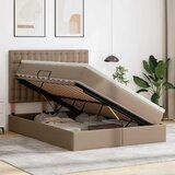 Krevet s od storage s madracem Kapućino 140 x 200 cm Lažna koža | Eponuda.com