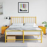  Noćni ormarići 2 kom boje senfa 36x39x43,5 cm čelični Žuta | shoptok.hr
