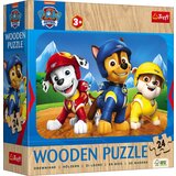 Trefl Lesena sestavljanka Junior 'Pasja posadka' 24 kosov - Paw Patrol - 1 k. Cene