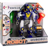  Robot Weapon za sastavljanje s zvučnim i svjetlosnim efektima - tamno plavi | Shoptok.si