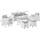 Gardenson lounge garnitura jeklo | Shoptok.si