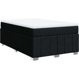 vidaXL Krevet box spring s madracem crni 120 x 190 cm od tkanine | shoptok.hr