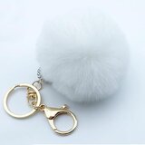 Generic Keychain Faux Fur Ball Keychain Puffy Handbag Pendant with Crystal Rhinestone Car Bag Pendant, (21066440) | Shoptok.si