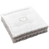 Today Blazine Coussin de sol Charme blanc brodé Bela | Shoptok.si