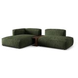 Micadoni Zelena kutna garnitura od bouclé tkanine (s lijevim kutom) Martina – Home | shoptok.hr