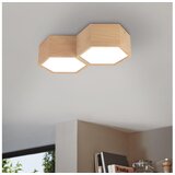 Eglo plafonjera Mirlas, 2 x E27, drvo/bijela, 36 cm, 98861 | shoptok.hr