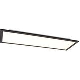 QAZQA Stropna svetilka črna 80 cm z LED z daljinskim upravljalnikom - Liv Cene