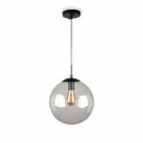 Luna 138 VISILICA 1*E27 CRNA/BISTRO STAKLO (FI 200) | ePonuda.com