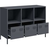 vidaXL Komoda antracit 101,5x39x73,5 cm od hladno valjanog čelika | shoptok.hr