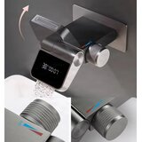 ELITE EDITION Zidna armatura s prikazom temperature in preklopnim izlivom 180° – BSW1500 — Krom | Shoptok.si