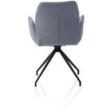 Livetastic Naslanjač Hilda, Temno Siva, Vrtljiv | Shoptok.si