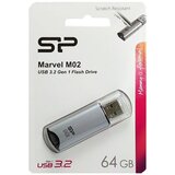SiliconPower SP USB 3.2 FLASH DRIVE MARVEL M02 64GB SILVER | shoptok.hr