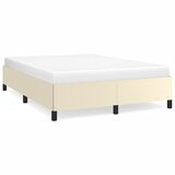 Maison Chic Posteljni okvir - Dvoposteljna postelja - Zakonska postelja krem 140x190 cm umetno usnje-J14638, (21770102) | Shoptok.si