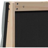 vidaXL tapecirani uzglavlje svijetlo siva 135 cm čvrsto borovo drvo | shoptok.hr