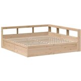  Krevet s regalom za knjige bez madraca 180x200 cm od borovine | shoptok.hr