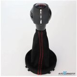 888 Car Accessories mini ručica menjača sa kožom 6 brzina mini F54 clubman 2014-2017 mini F55 2013-2017 mini cooper F56 alkantara sa crvenim koncem i slovima YCSK365A | ePonuda.com
