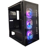 Ig Max Kucište X3805-A06 GIANT GLASS, E-ATX, ventilator RGB 3x 120mm, 3xUSB, audio panel | Eponuda.ba
