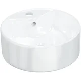 Umivalnik - Kopalna umivalnik - Lavabo bel 40x14,5 cm keramični okrogel, (21684948)